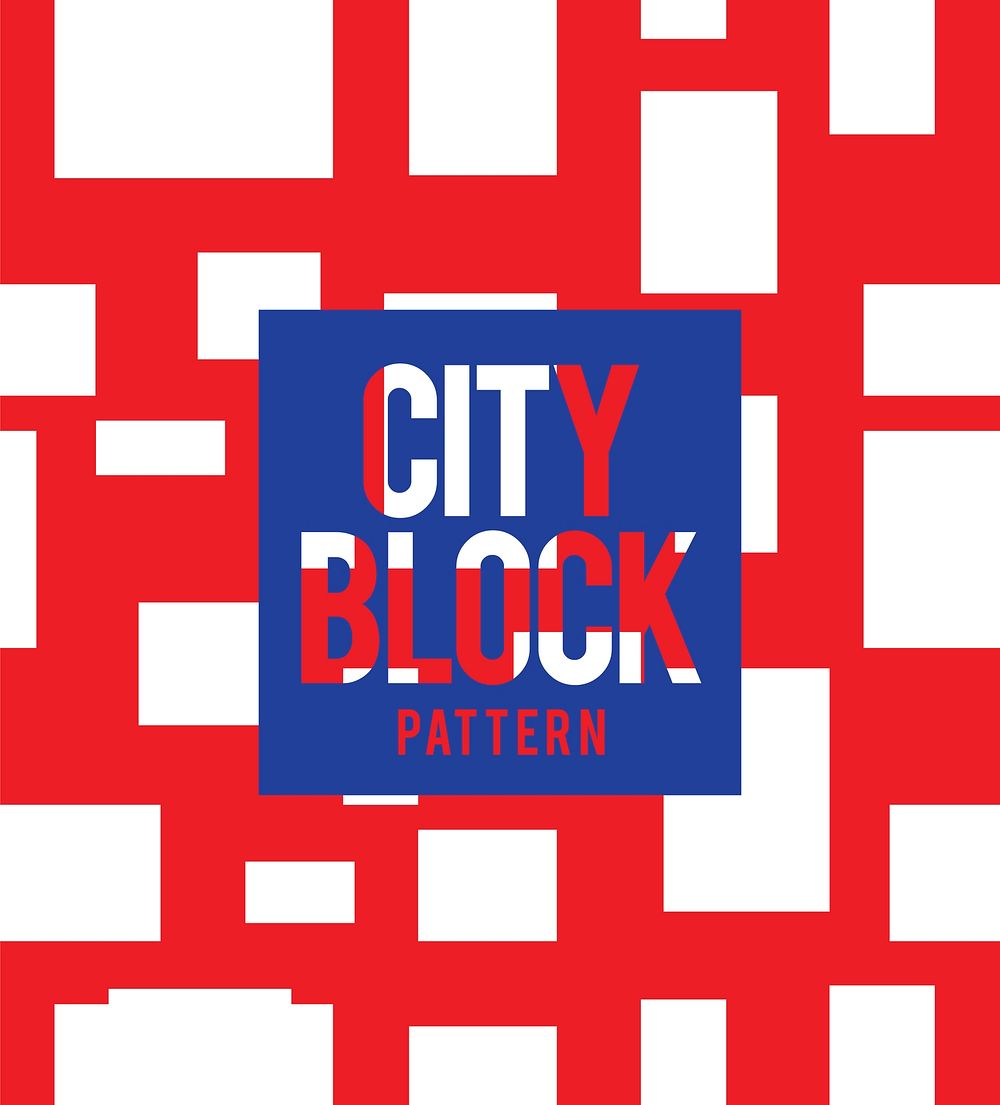 City block pattern