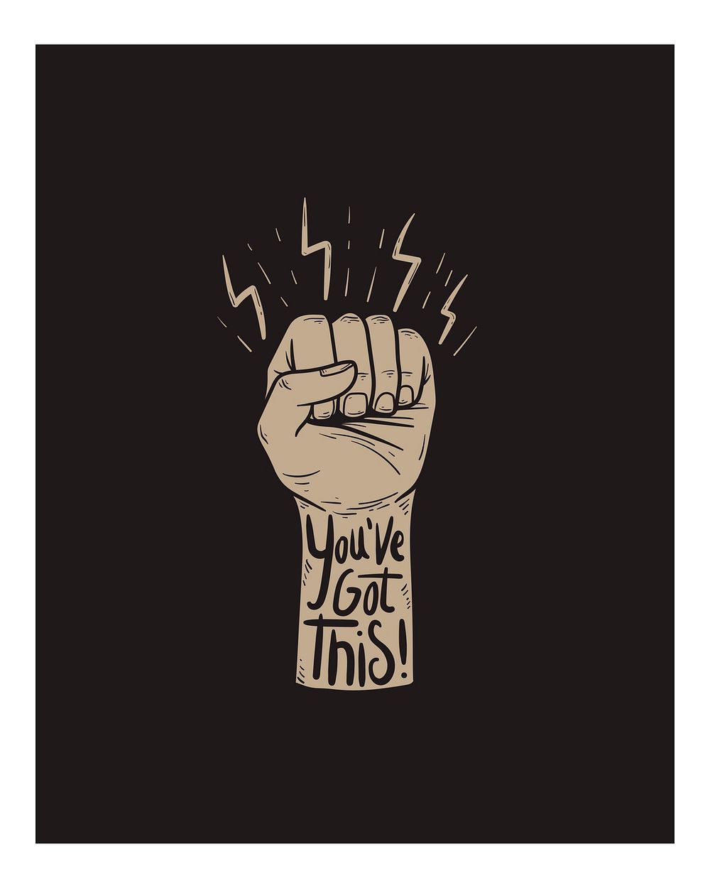 You've got this illustration wall art print and poster.