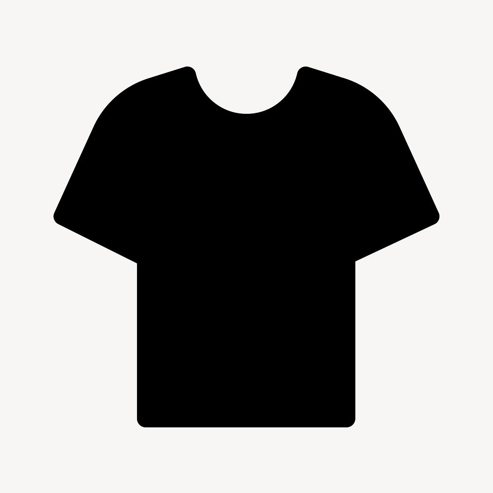 T-shirt social media icon psd in flat style
