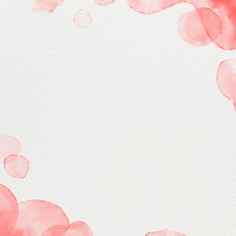Watercolor background psd in red abstract style