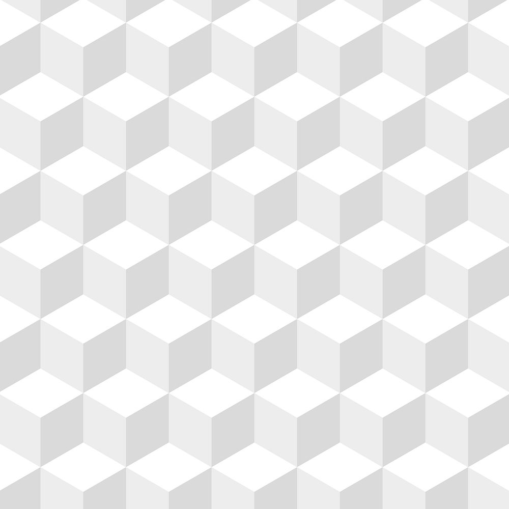 Geometric cubic background psd in white cube patterns