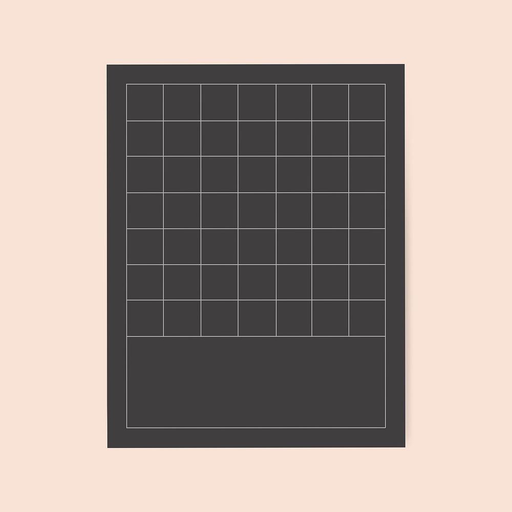 Blank brown grid notepaper graphic