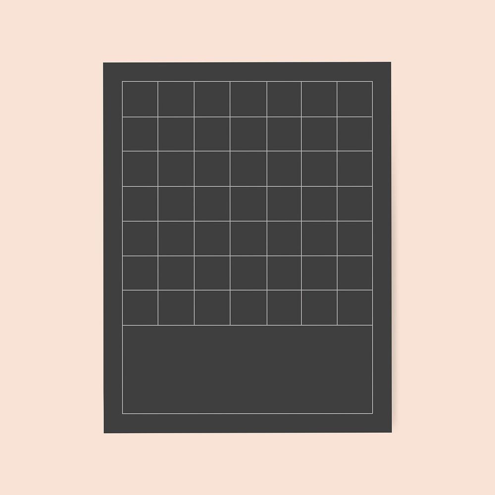 Blank brown grid notepaper psd graphic