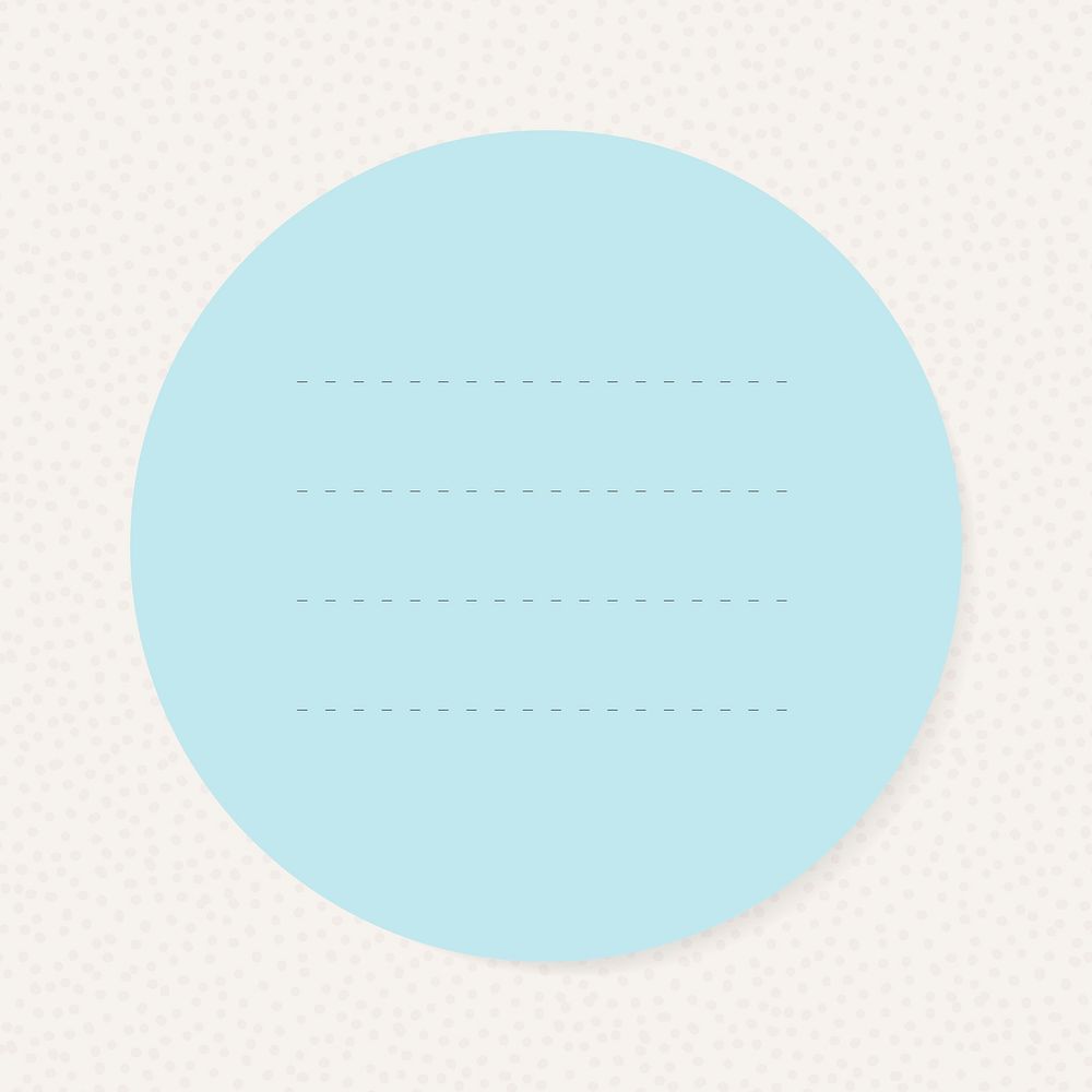Blank blue lined notepad graphic