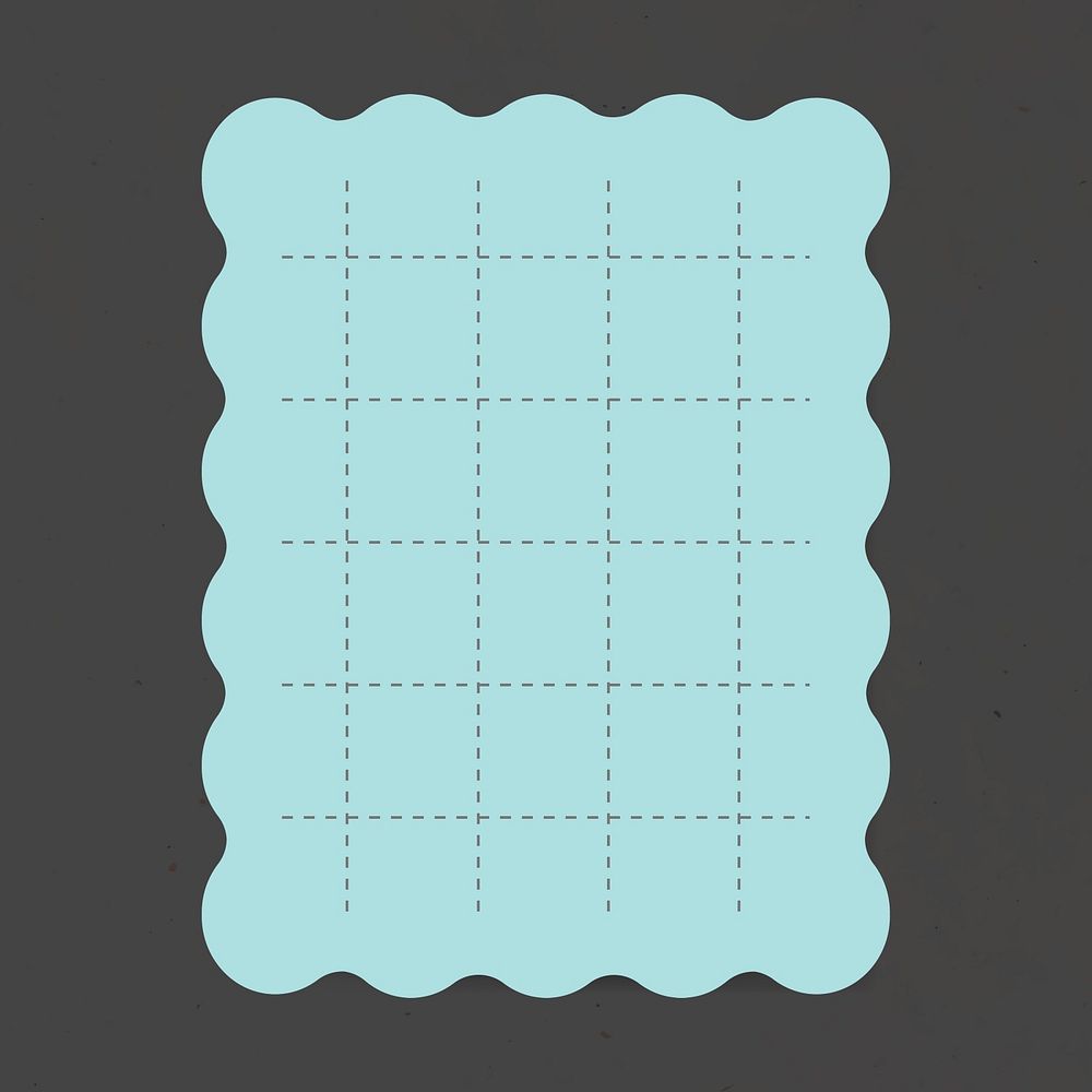 Blank pastel blue notepad psd graphic