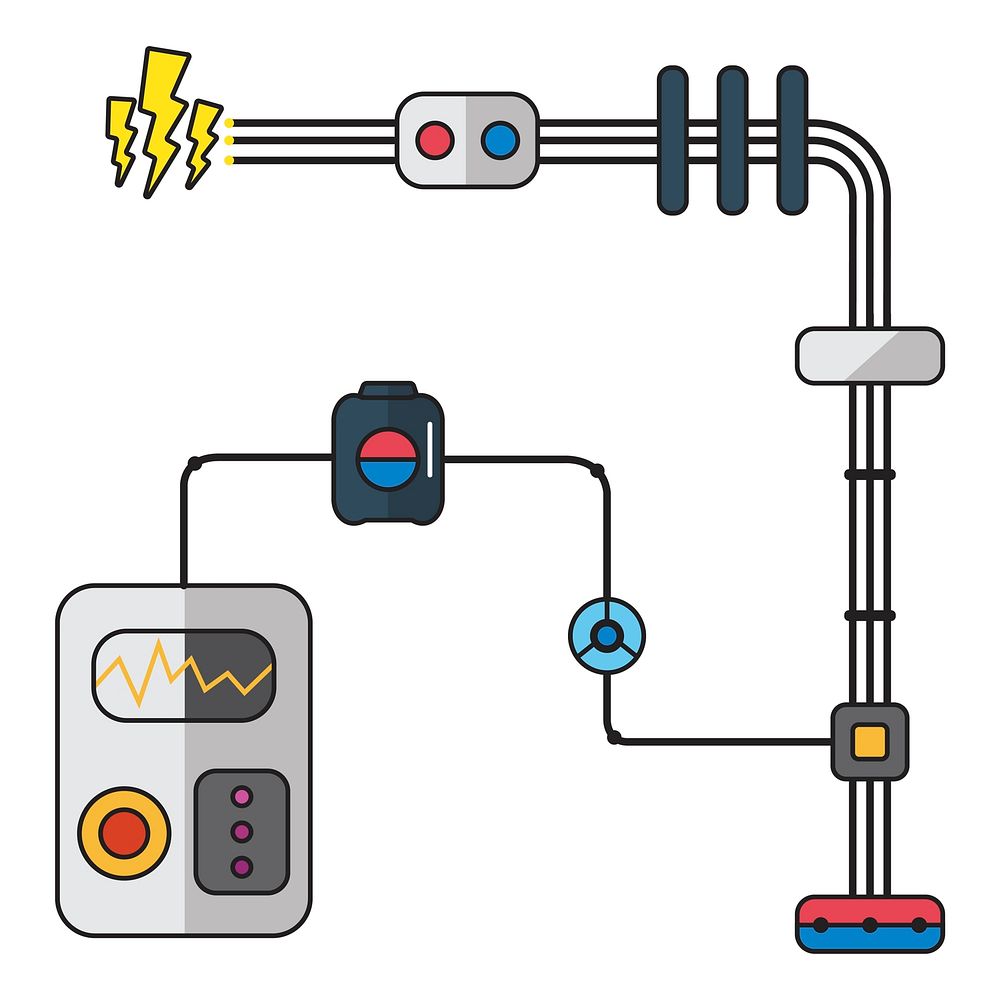 Illustration of electricity 