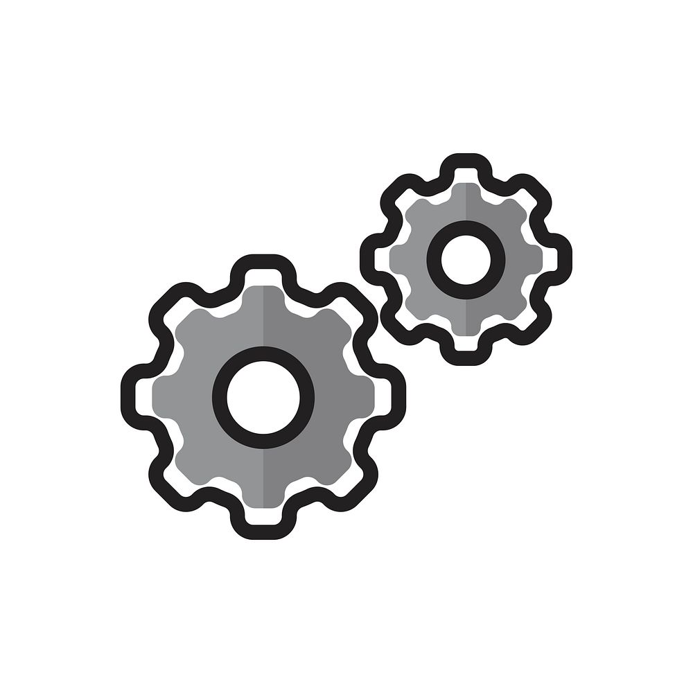 Illustration of config gears