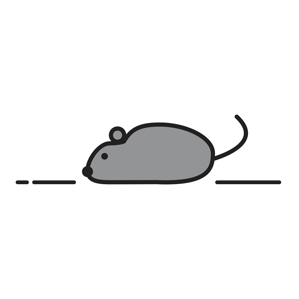 Illustration of laboratory rat