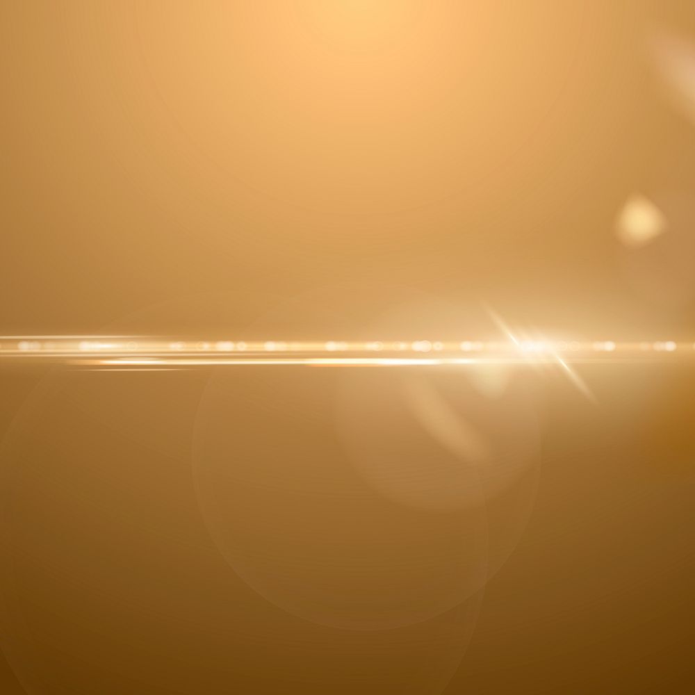 Gold anamorphic lens flare psd  background