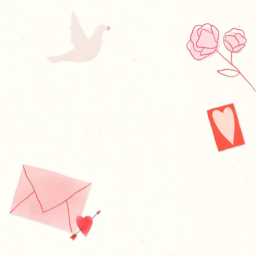 Valentine&rsquo;s day background psd  Love is everywhere