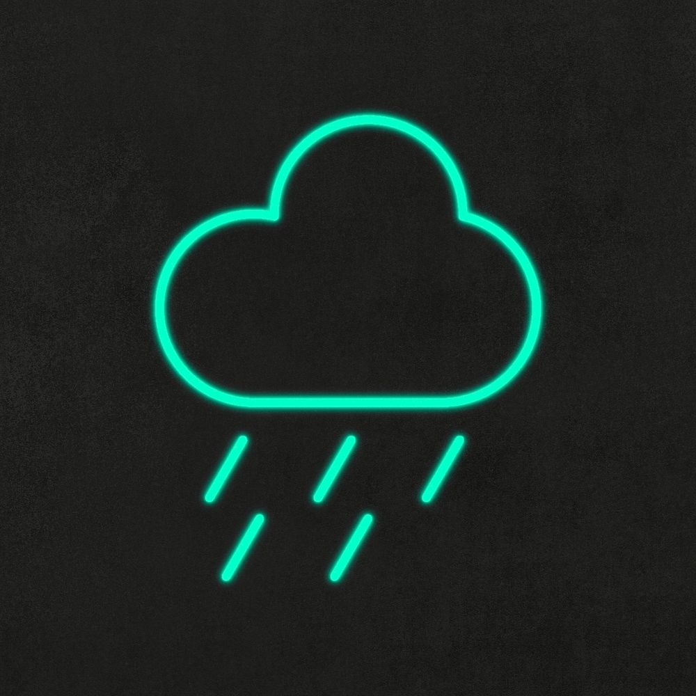 Rain shower icon psd user interface
