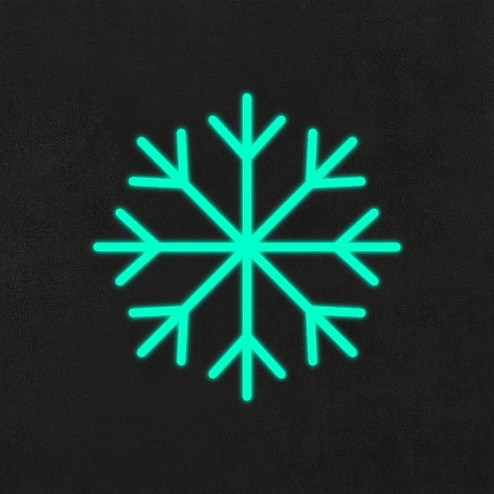 Snowing weather forecast icon psd user interface neon graphic