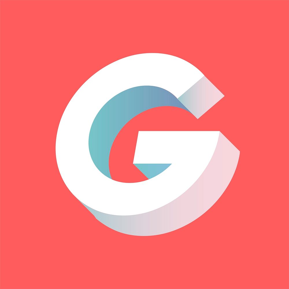 The letter G vector