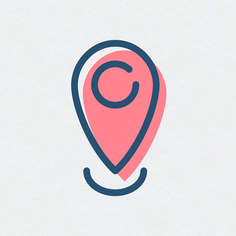 Pinpoint icon vector local business symbol