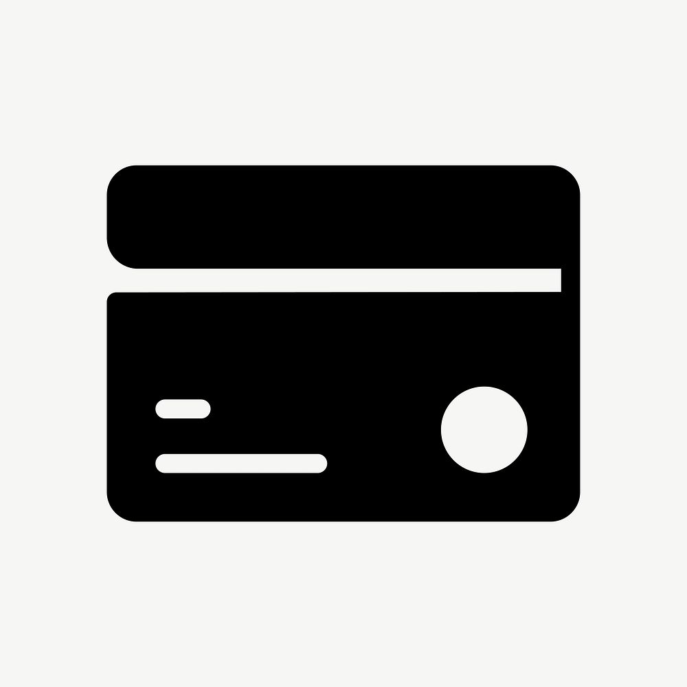 Credit card finance icon vector