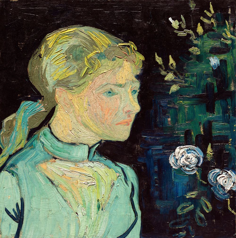 Adeline Ravoux (1890) by Vincent Van Gogh. Original from The Cleveland Museum of Art. Digitally enhanced by rawpixel.