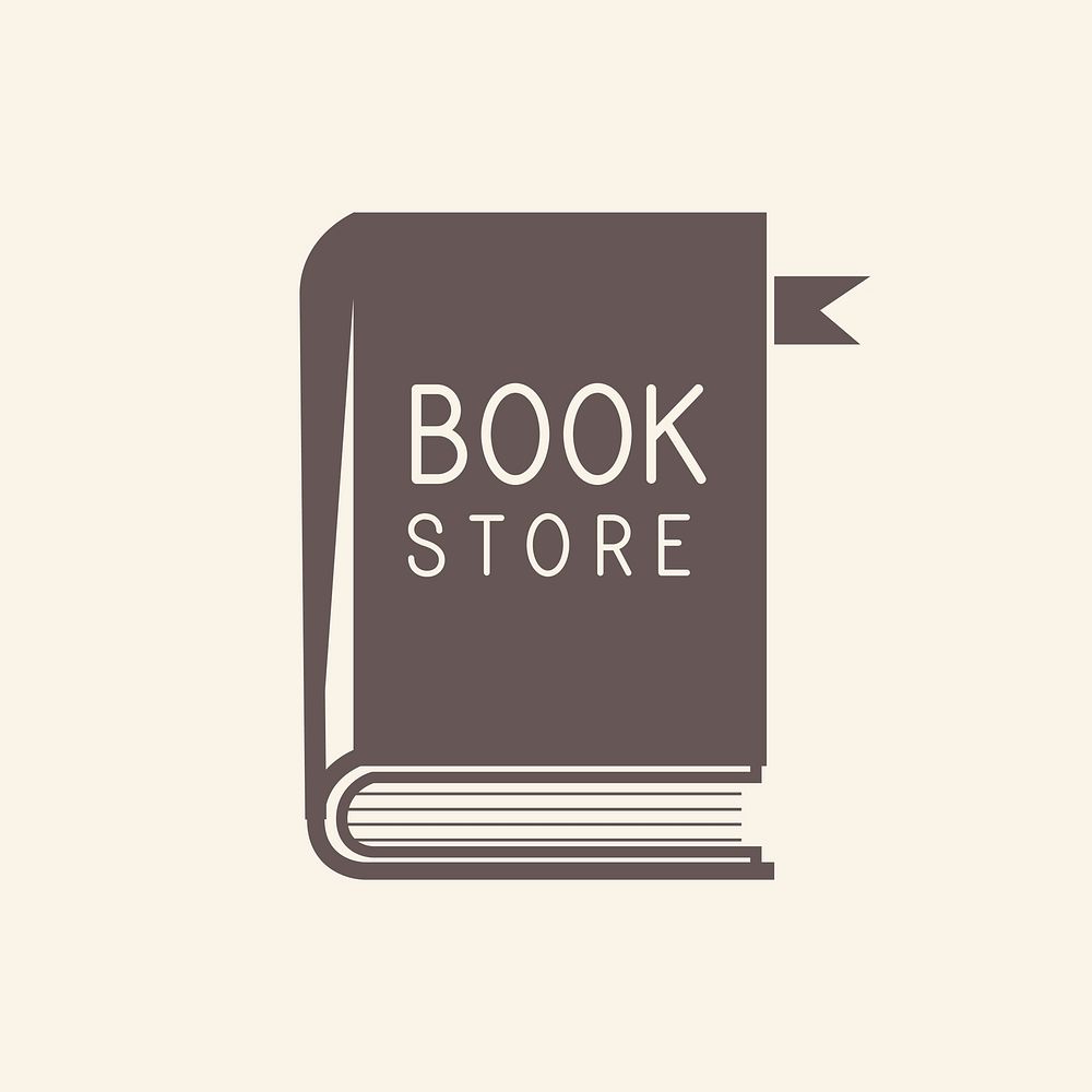 Bookstore and papers logo vector