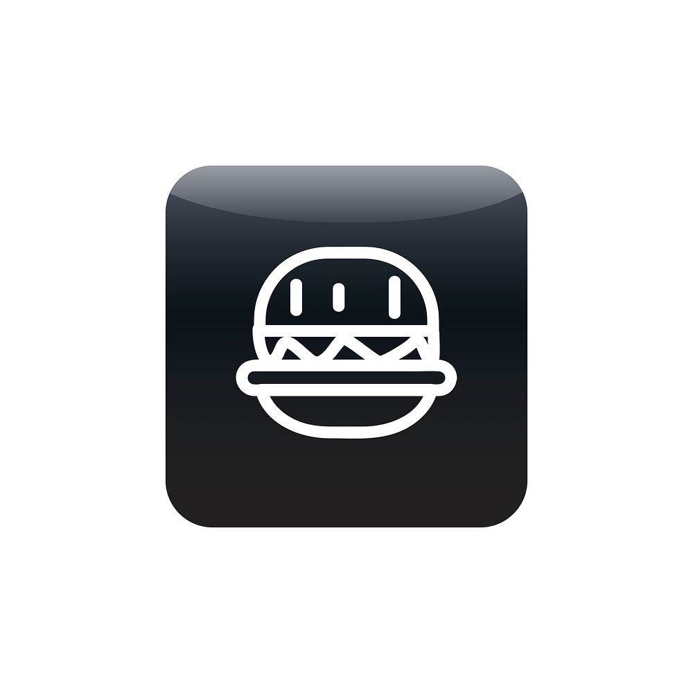 Burger icon vector