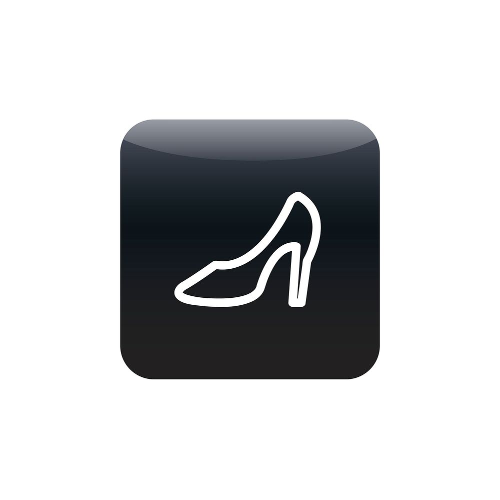 High heel icon vector