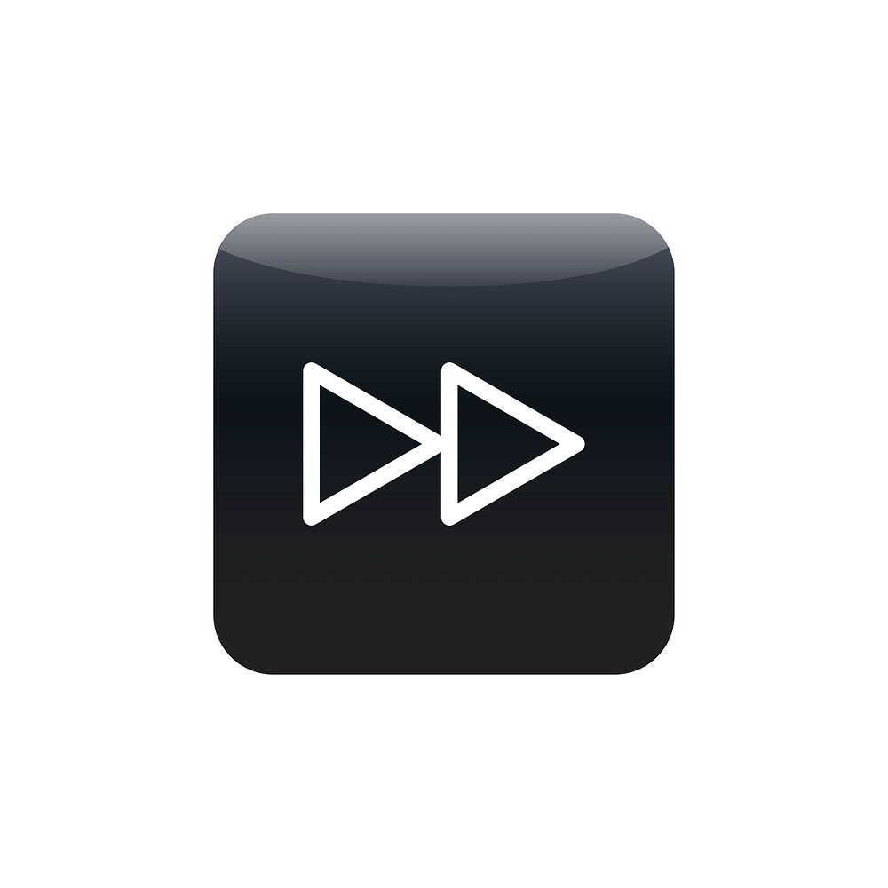 Forward button icon vector