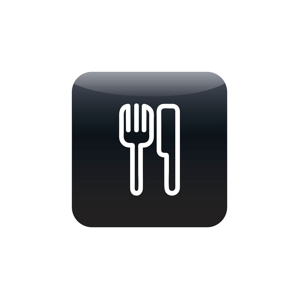 Cutlery icon vector