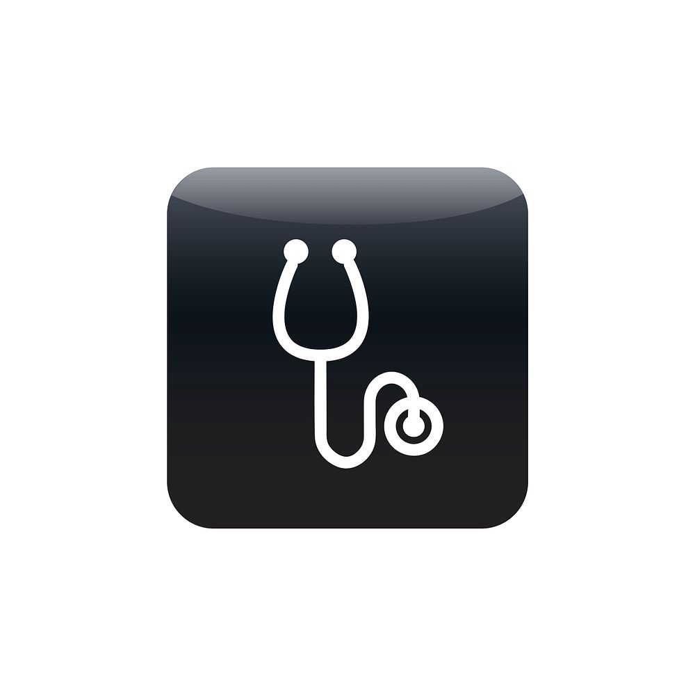 Stethoscope icon vector