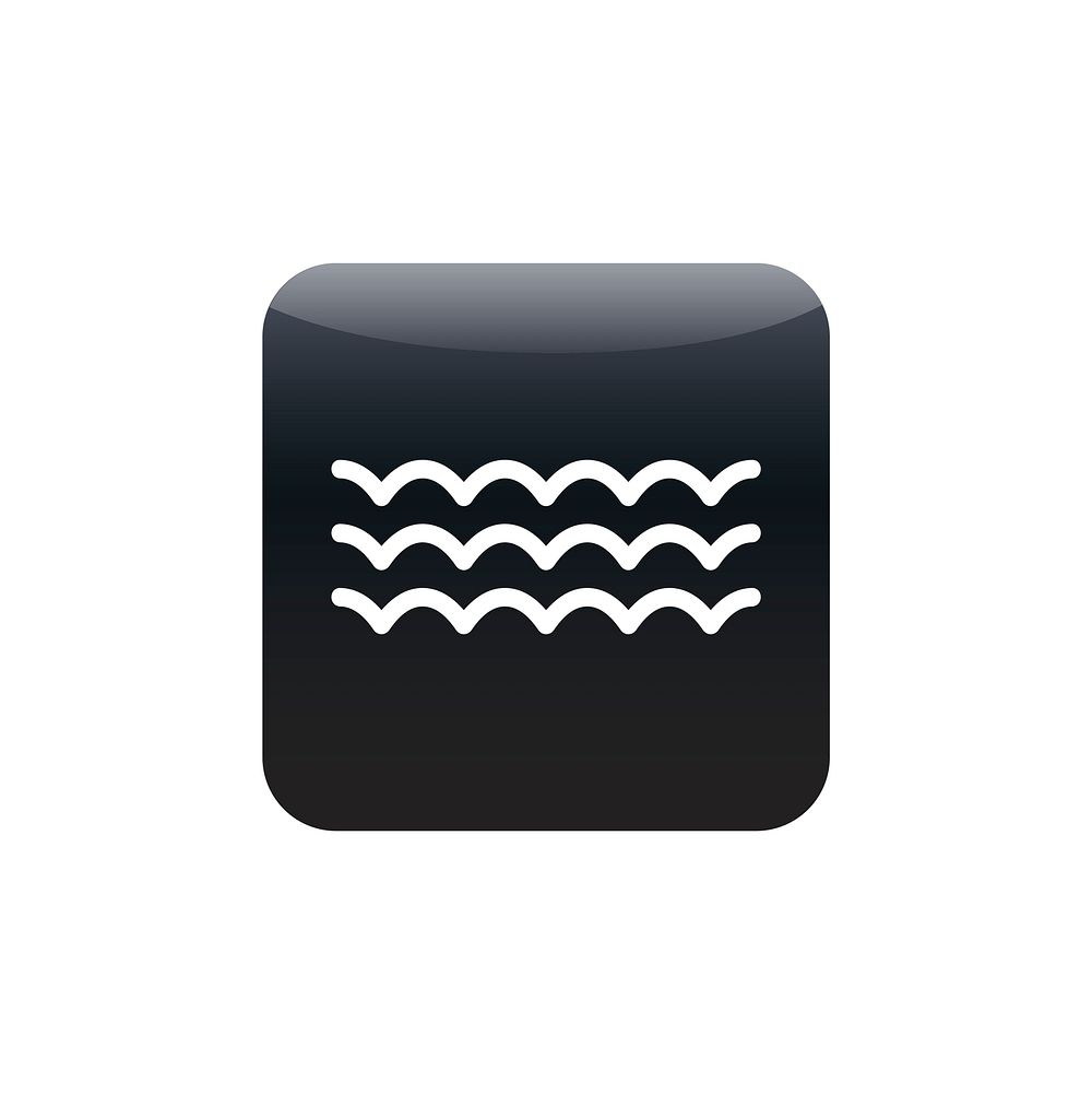 Wave icon vector