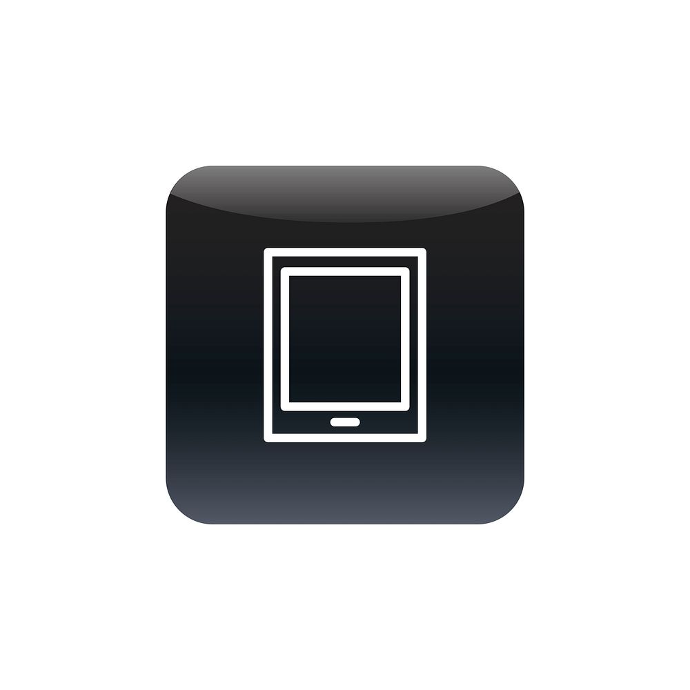 Digital tablet icon vector