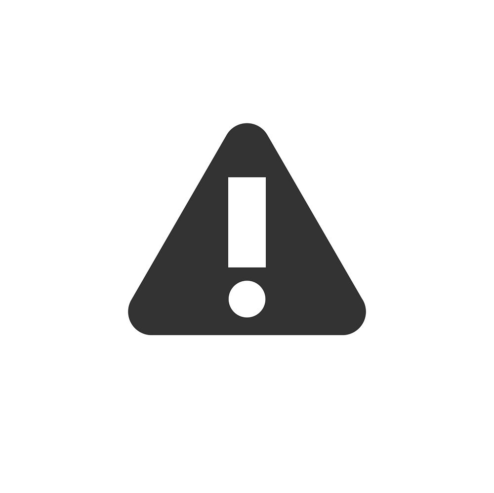 Caution sign with exclamation icon vector