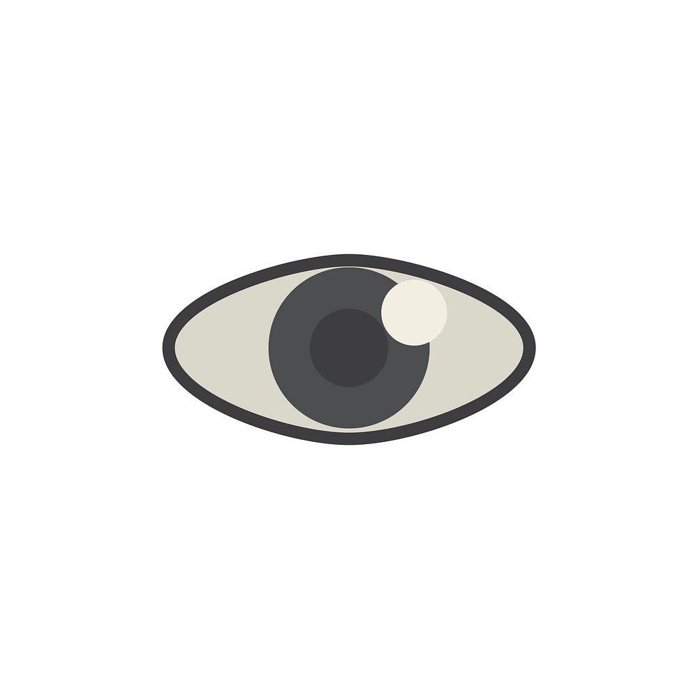 Illustration of eye vector