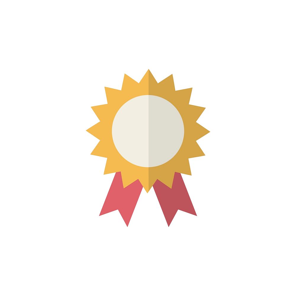 Illustration of achievement prize vector