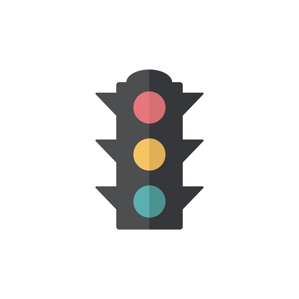 Illustration of traffic lights vector