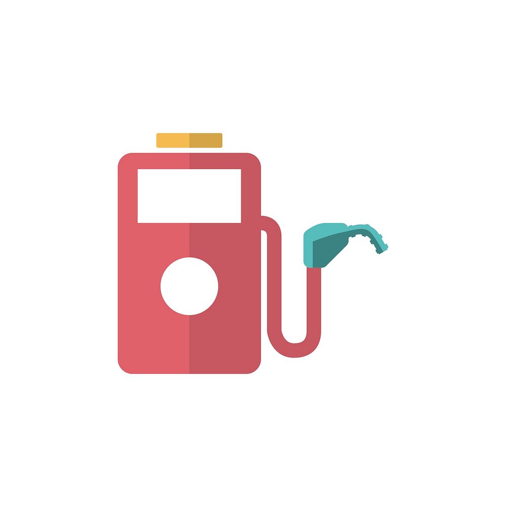 Illustration of petrol pump vector