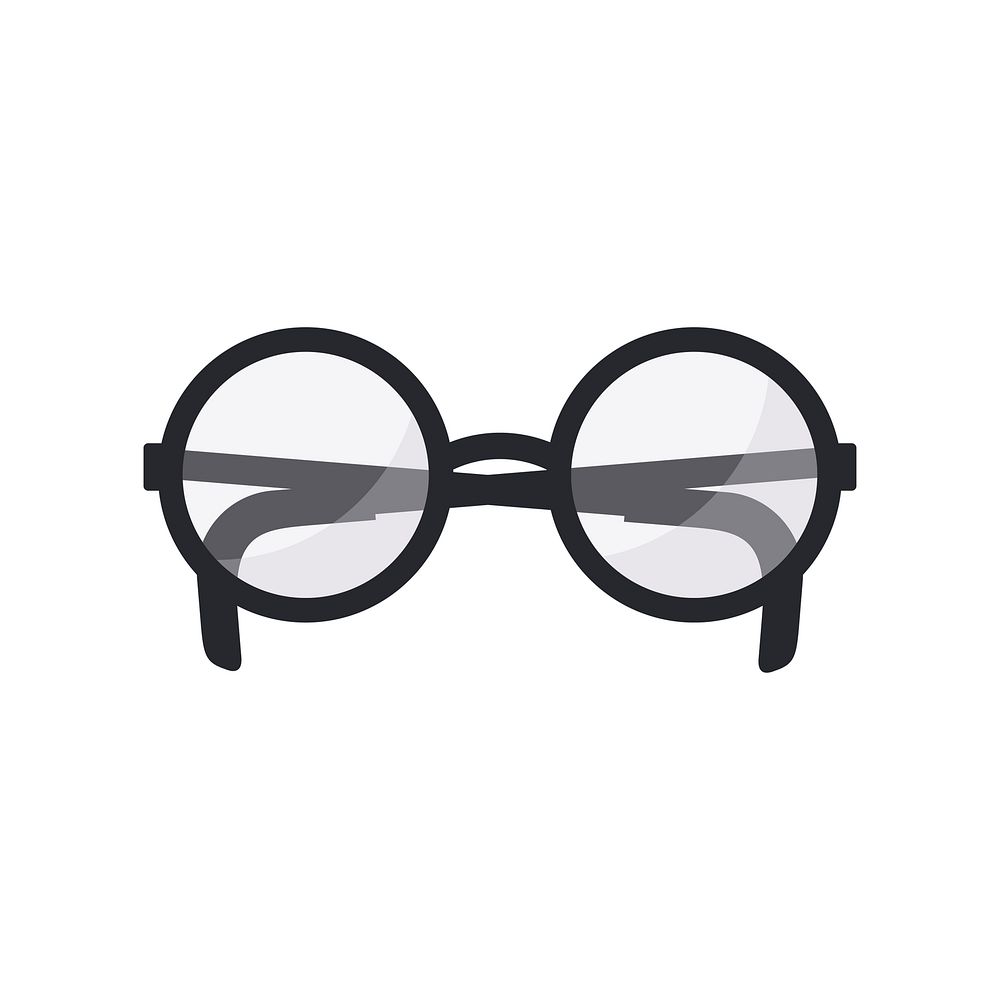 Illustration of glasses icon vector