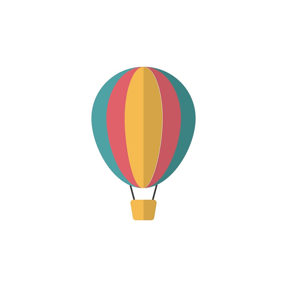 Illustration of air balloon vector