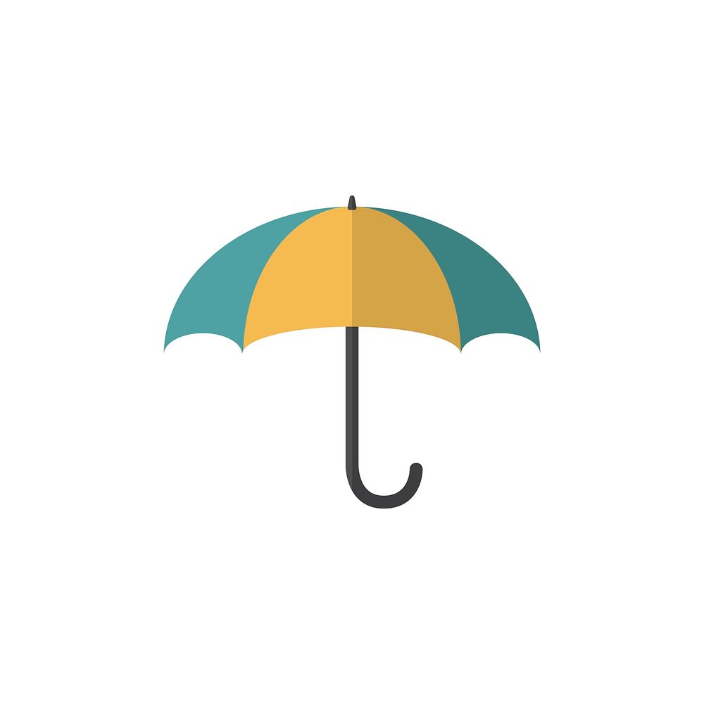 Illustration of umbrella vector