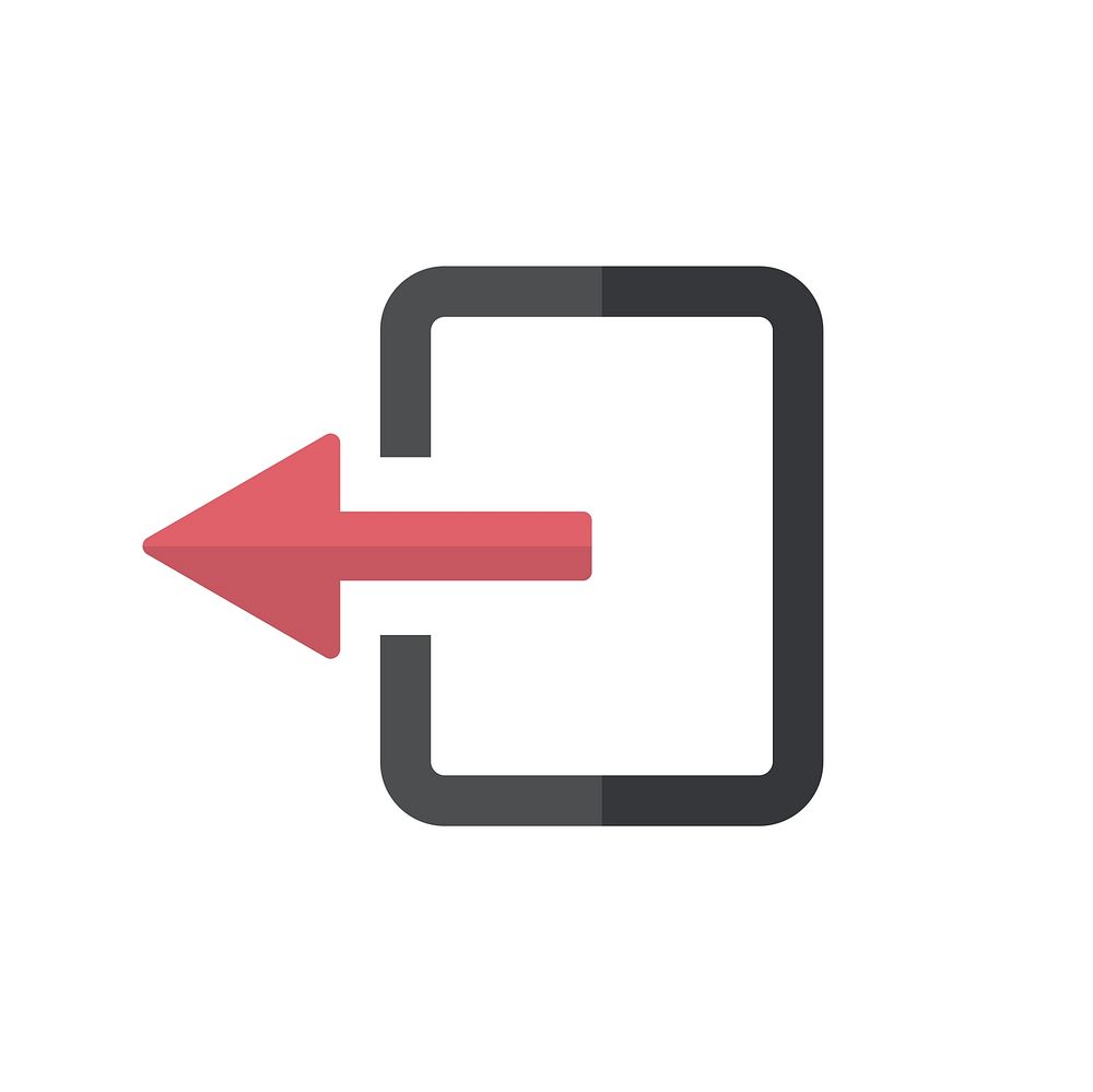 Illustration of upload icon vector