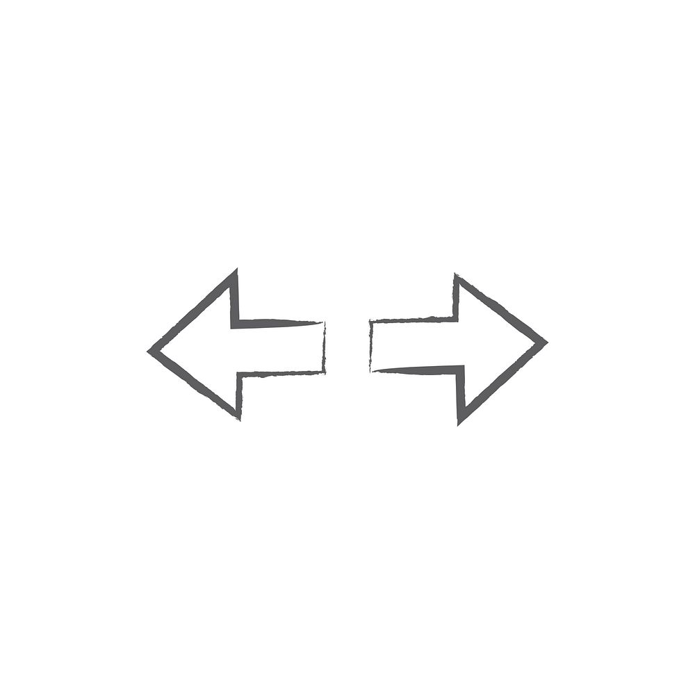 Illustration of arrow vector