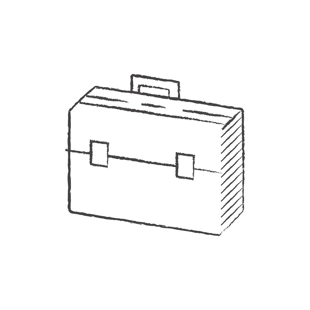 Illustration of briefcase vector