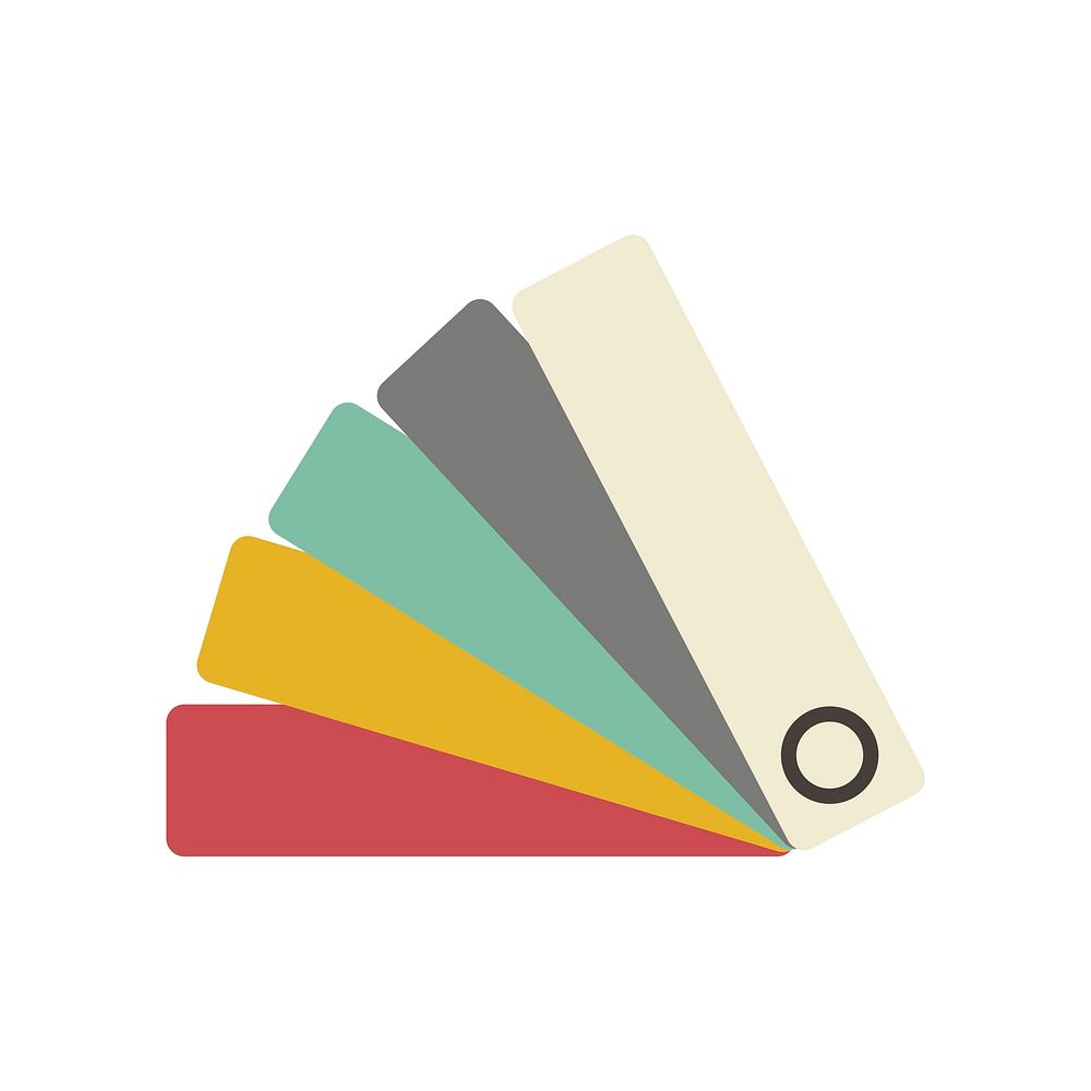 Illustration of color swatch vector