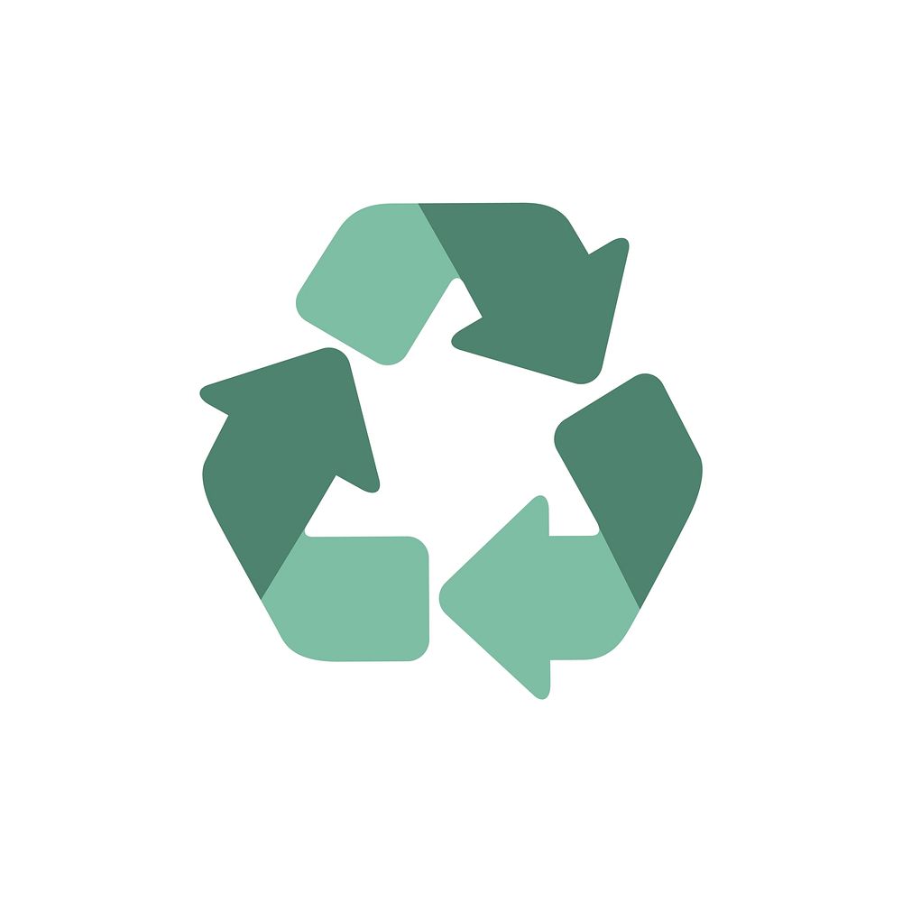 Illustration of recycle icon vector