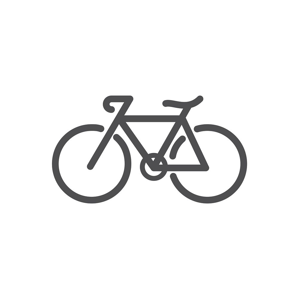 Illustration of bicycle icon vector