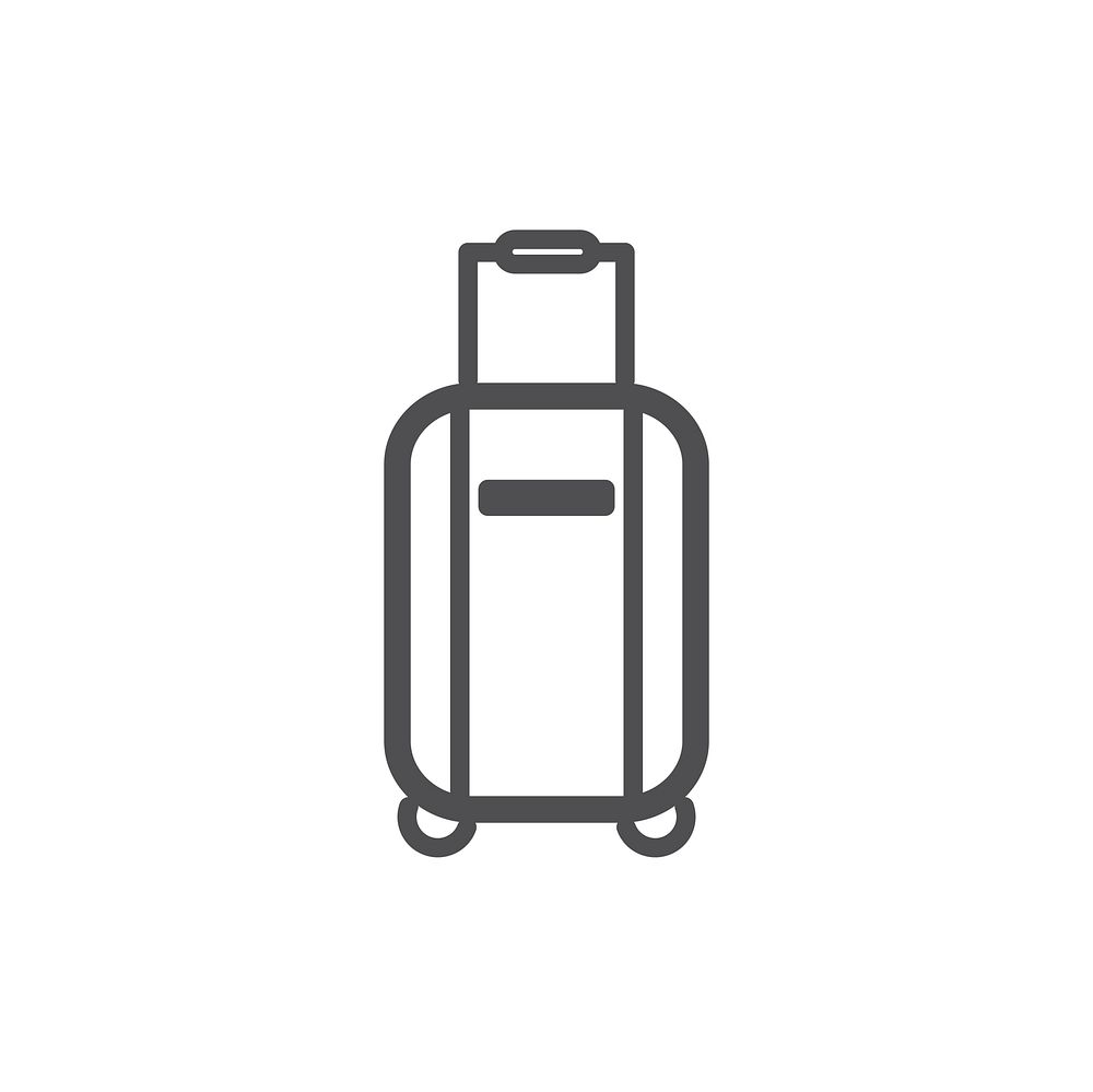 Illustration travel bag icon vector | Premium Vector - rawpixel