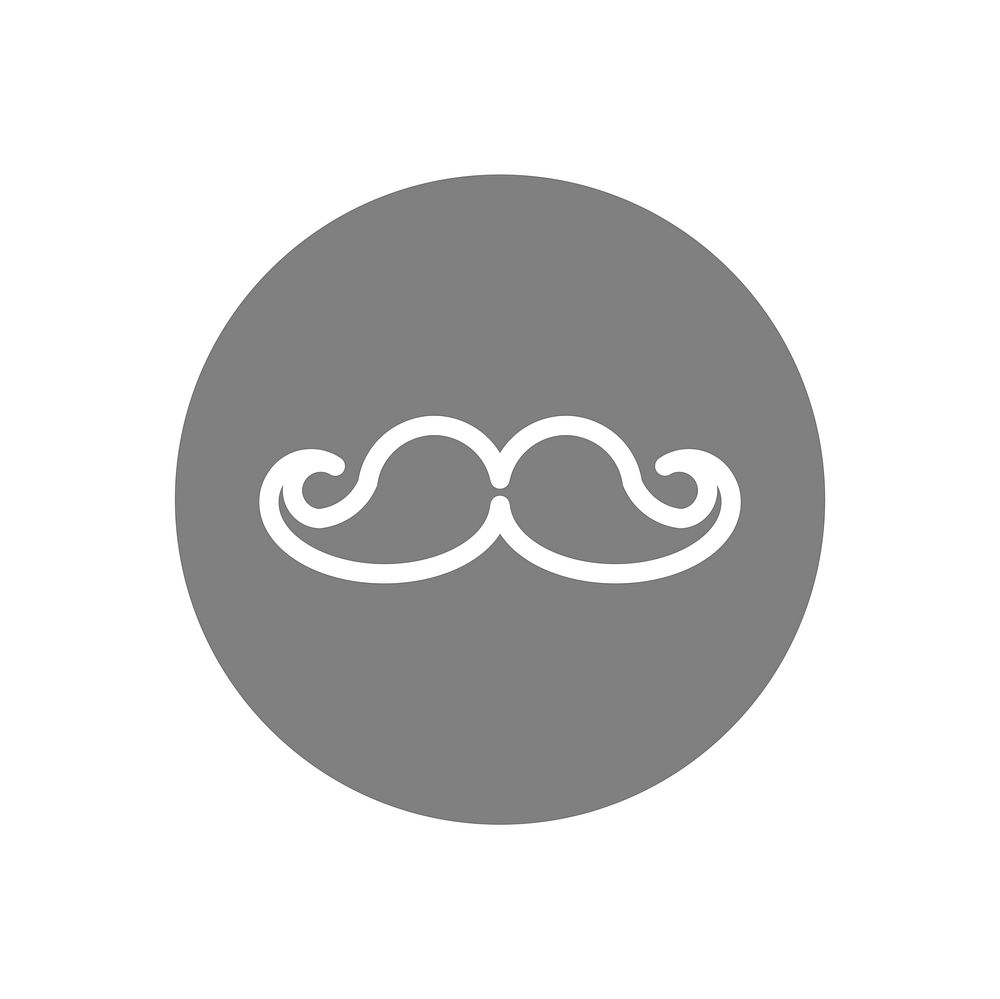Illustration of Moustache vector