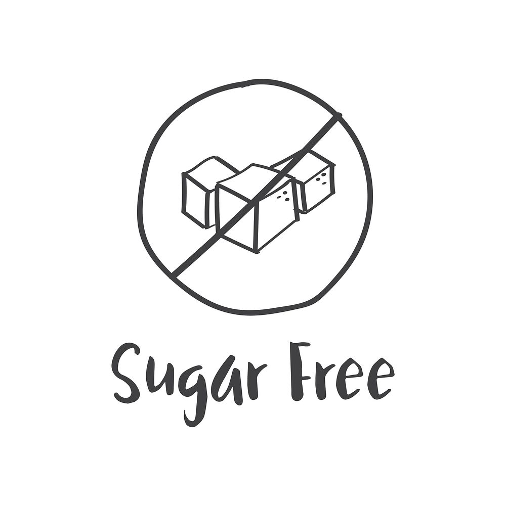sugar free icon for graphic design, logo, web site, social media, mobile  app, ui illustration 29268602 Vector Art at Vecteezy