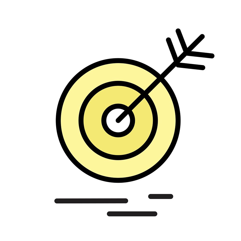 Illustration of arrows dart vector
