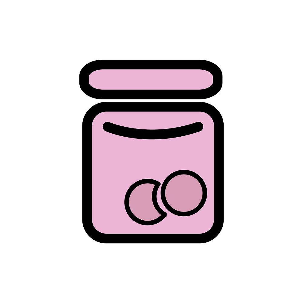 Illustration of donation support icons vector