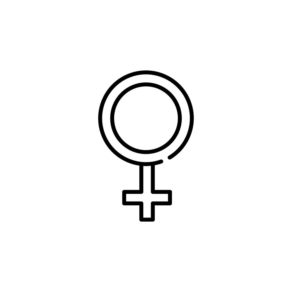 Illustration of female icon vector