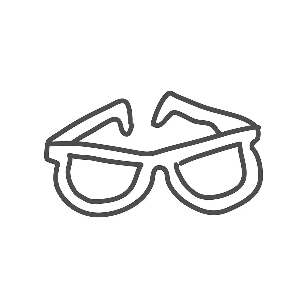 Illustration of eyeglasses vector Free Vector rawpixel