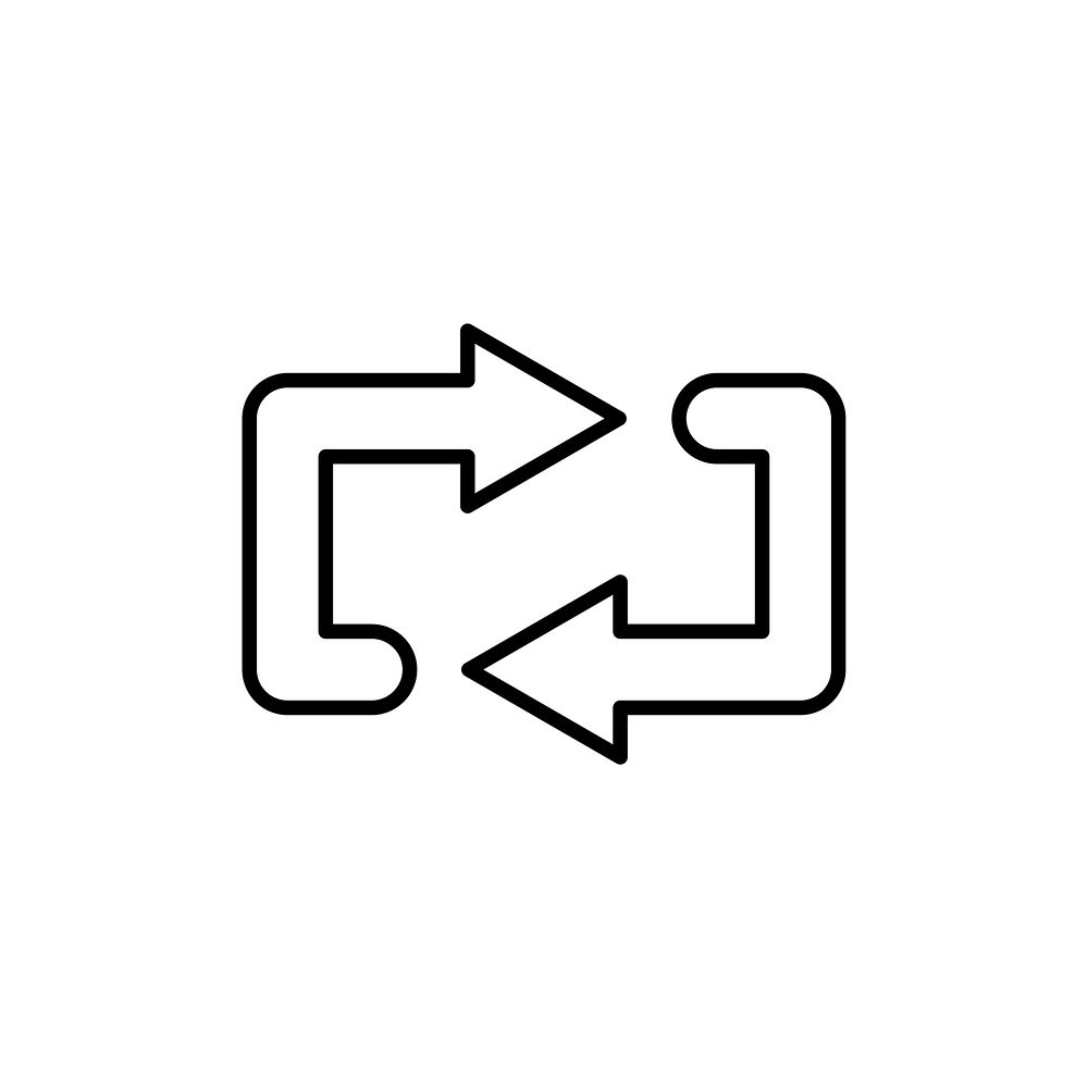 Illustration of transfer icon vector